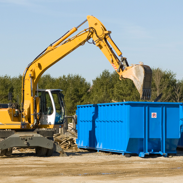 are there any restrictions on where a residential dumpster can be placed in Baker City Oregon